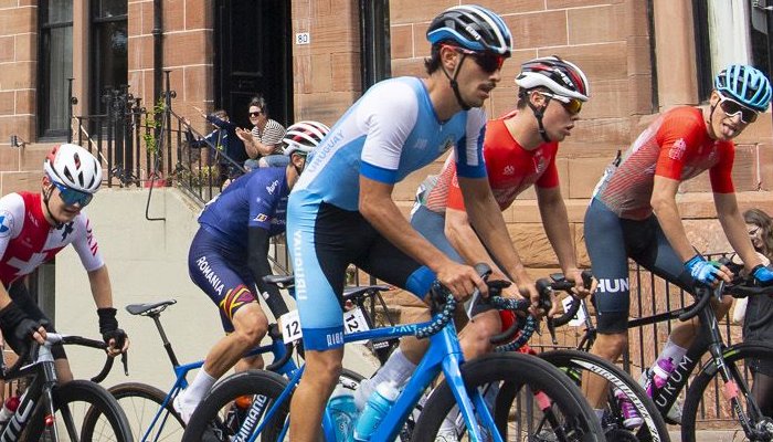 UCI Men's junior road race Sat 5 August - Gt George St