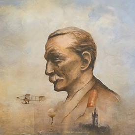 Portrait of Lieutenant General Sir David Henderson, the forgotten father of the RAF, by Professor Dugald Cameron