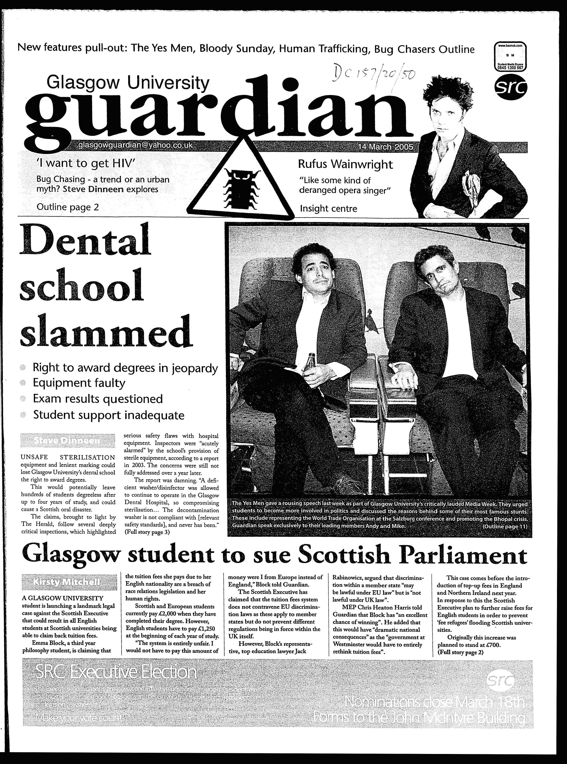 University of Glasgow Guardian Print
