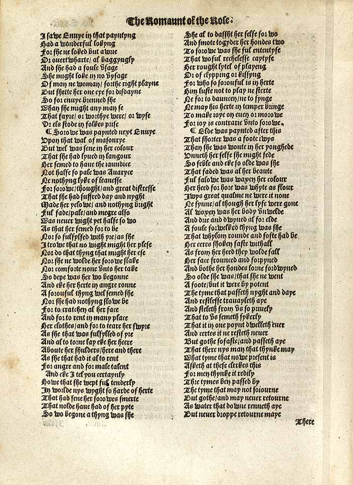 William Thynne 1532 printed edition