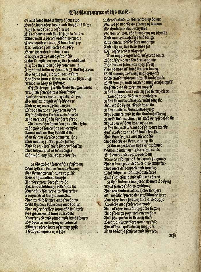 William Thynne 1532 printed edition