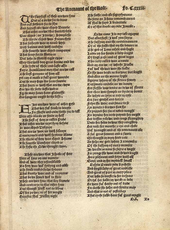 William Thynne 1532 printed edition