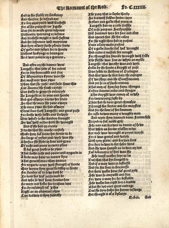 William Thynne 1532 printed edition