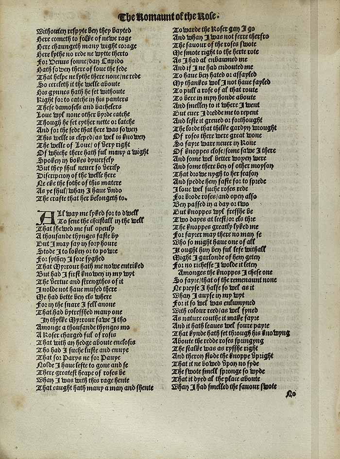 William Thynne 1532 printed edition