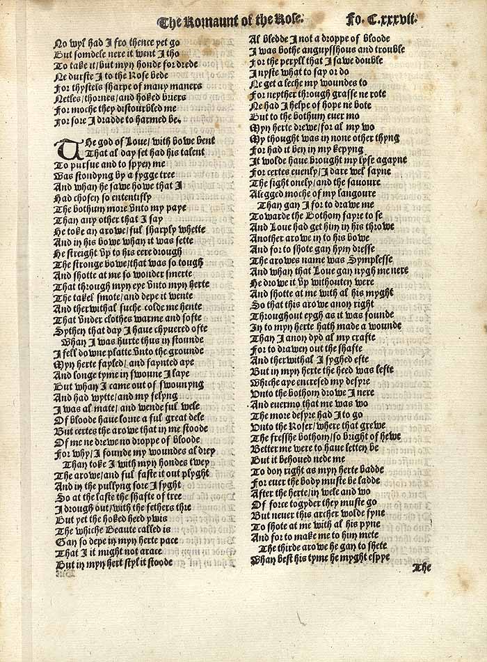 William Thynne 1532 printed edition