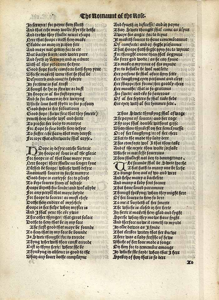 William Thynne 1532 printed edition