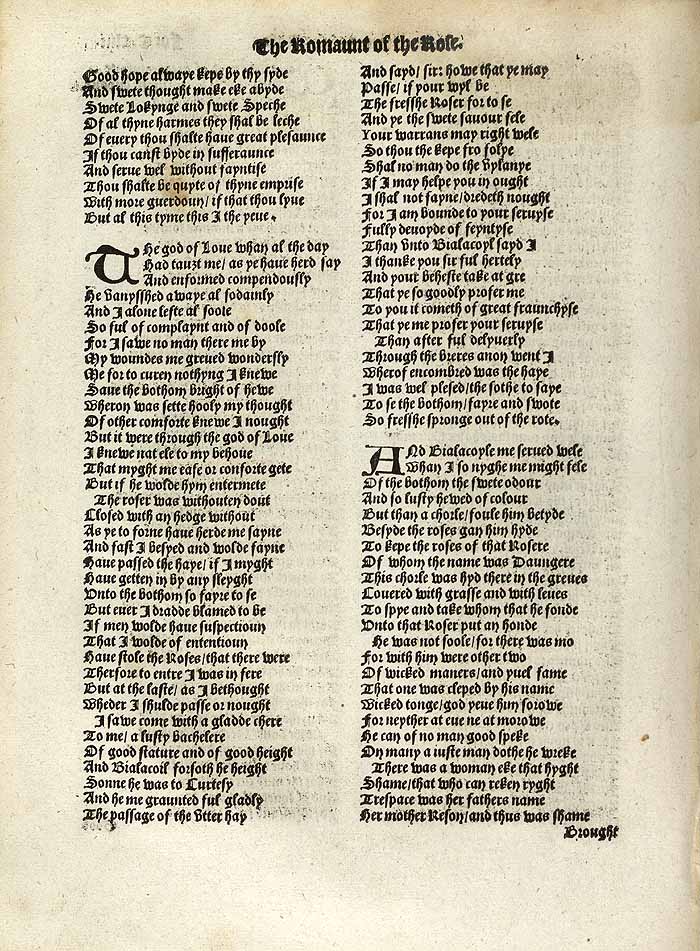 William Thynne 1532 printed edition