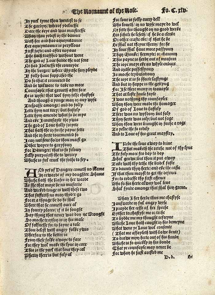 William Thynne 1532 printed edition