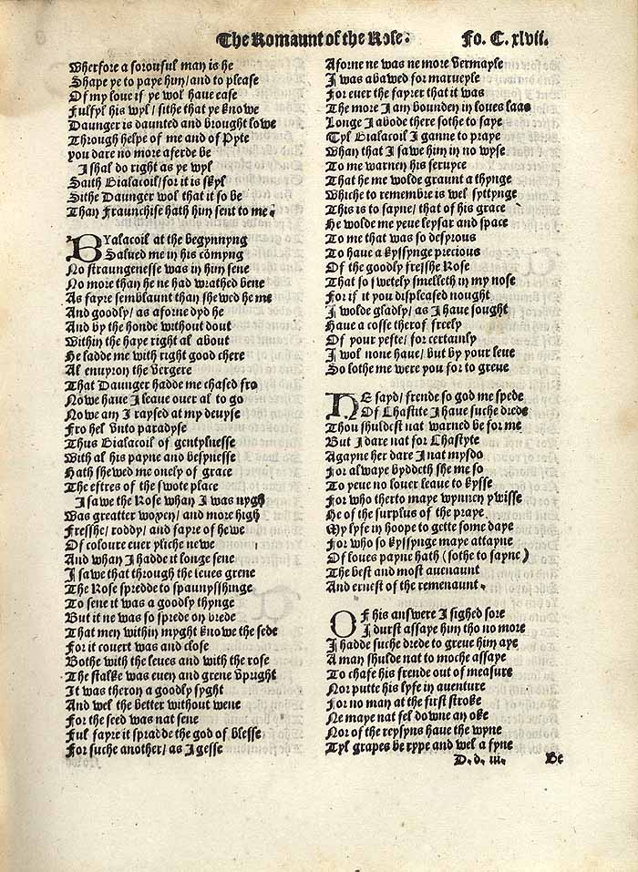 William Thynne 1532 printed edition