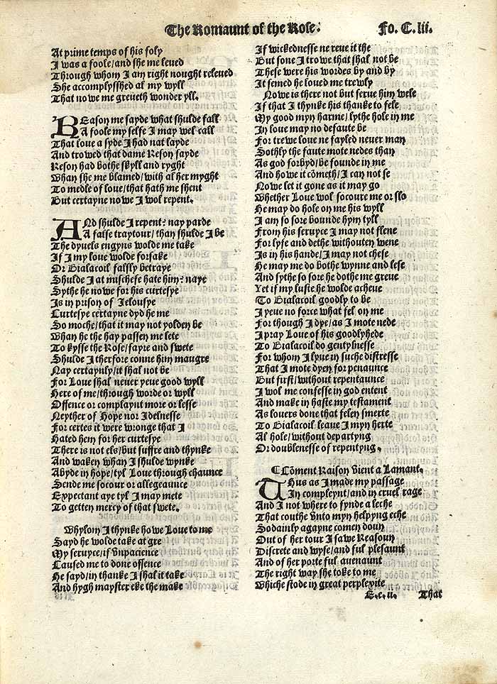 William Thynne 1532 printed edition