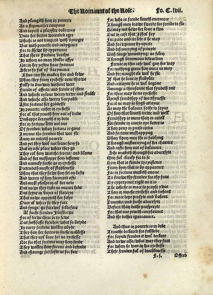 William Thynne 1532 printed edition