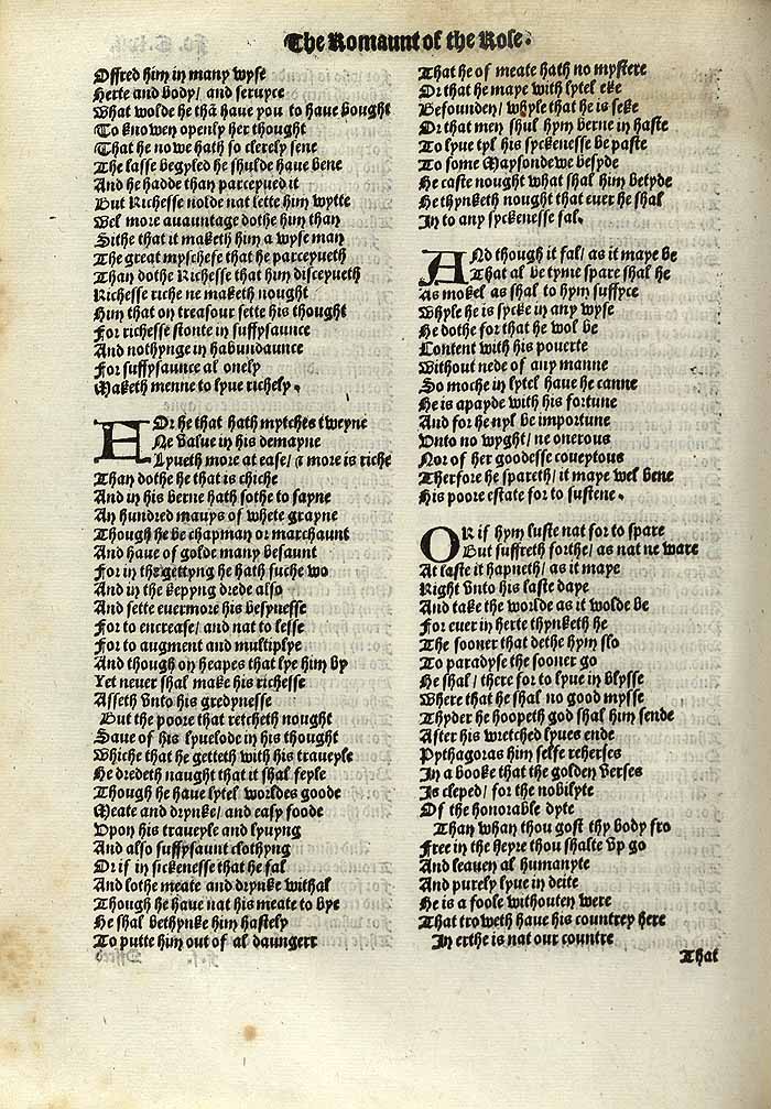 William Thynne 1532 printed edition