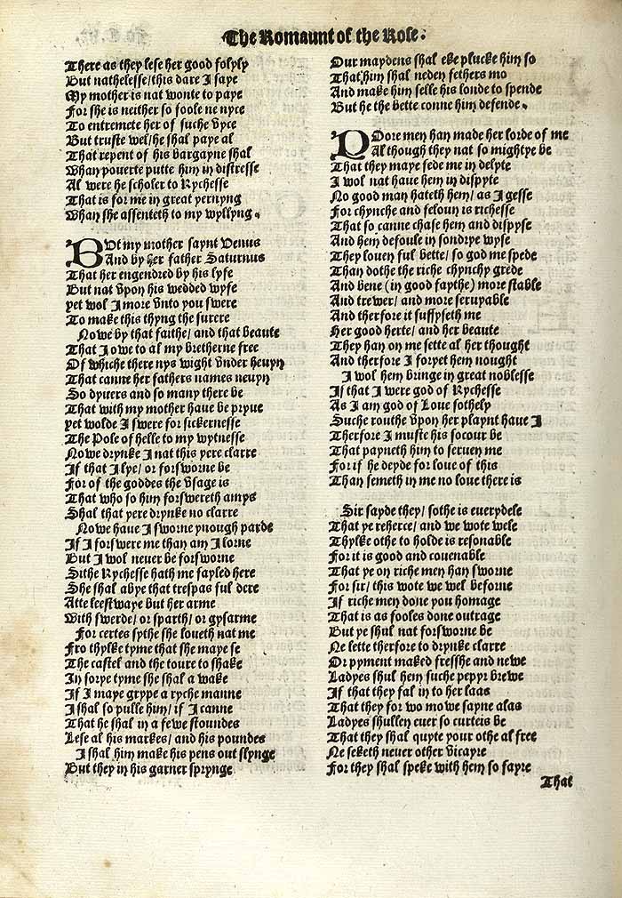 William Thynne 1532 printed edition