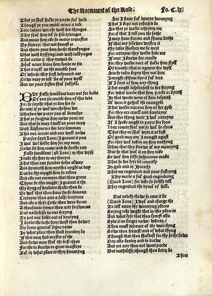 William Thynne 1532 printed edition