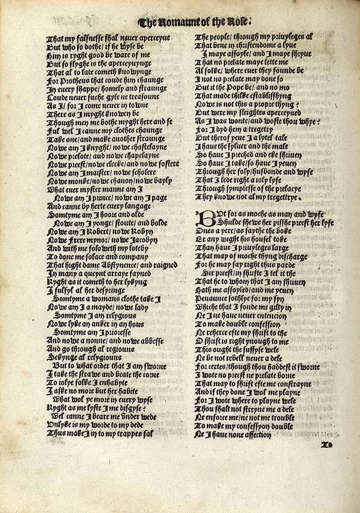 William Thynne 1532 printed edition