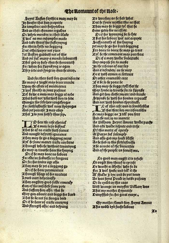 William Thynne 1532 printed edition