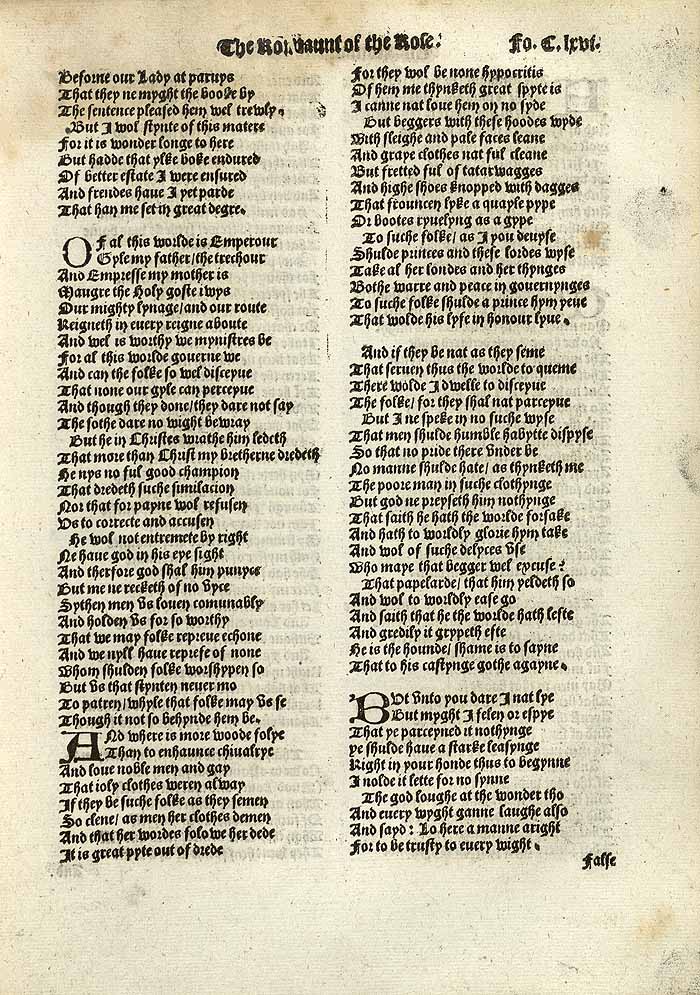 William Thynne 1532 printed edition