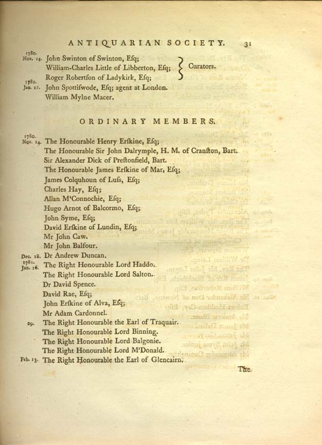 Scottish Thought and Letters in the Eighteenth Century