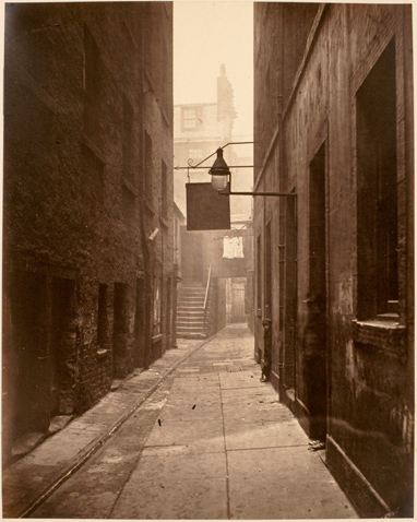 Image of Plate 20 of Closes and Streets: Showing a staircase added on to an existing house