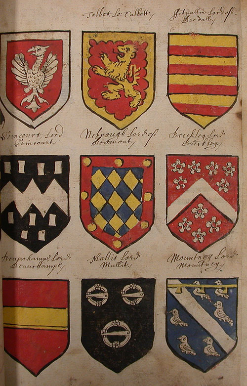 Heraldic manuscript