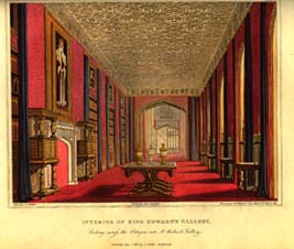 thumbnail of interior of King Edward's Gallery, Fonthill Abbey