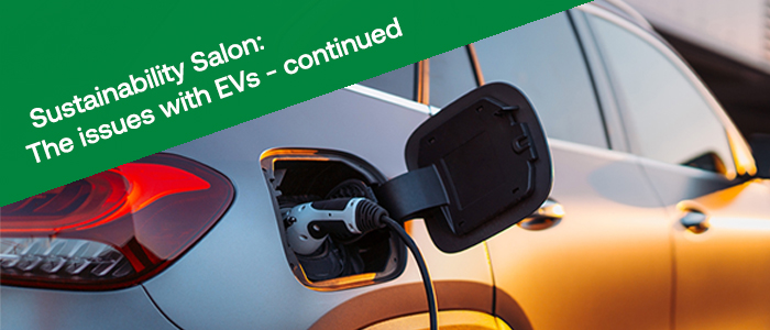 Image for Sustainability Salon: The issues with EVs - continued