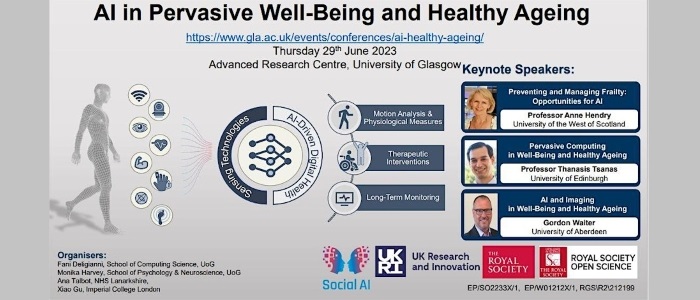 Image for Workshop on 'AI in Pervasive Well-Being and Healthy Ageing' 