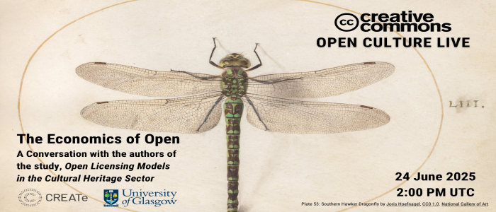 Image for Webinar: Creative Commons and CREATe - Open Licensing Models in the Cultural Heritage Sector