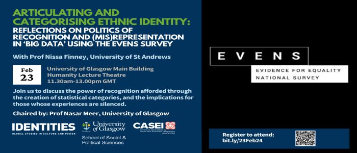 Image for Articulating and Categorising Ethnic Identity: Reflections on Politics of Recognition and (Mis)representation in ‘Big Data’ Using the EVENS Survey