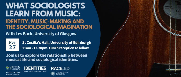 Image for What Sociologists Learn from Music: Identity, Music-making and the Sociological Imagination
