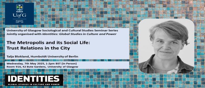 Image for The Metropolis and its Social Life: Trust Relations in the City 