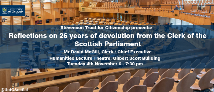 Image for Reflections on 26 years of devolution in the Scottish Parliament