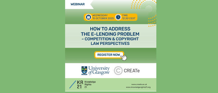 Image for Webinar: How to Address the e-Lending Problem – Competition and Copyright Law Perspectives
